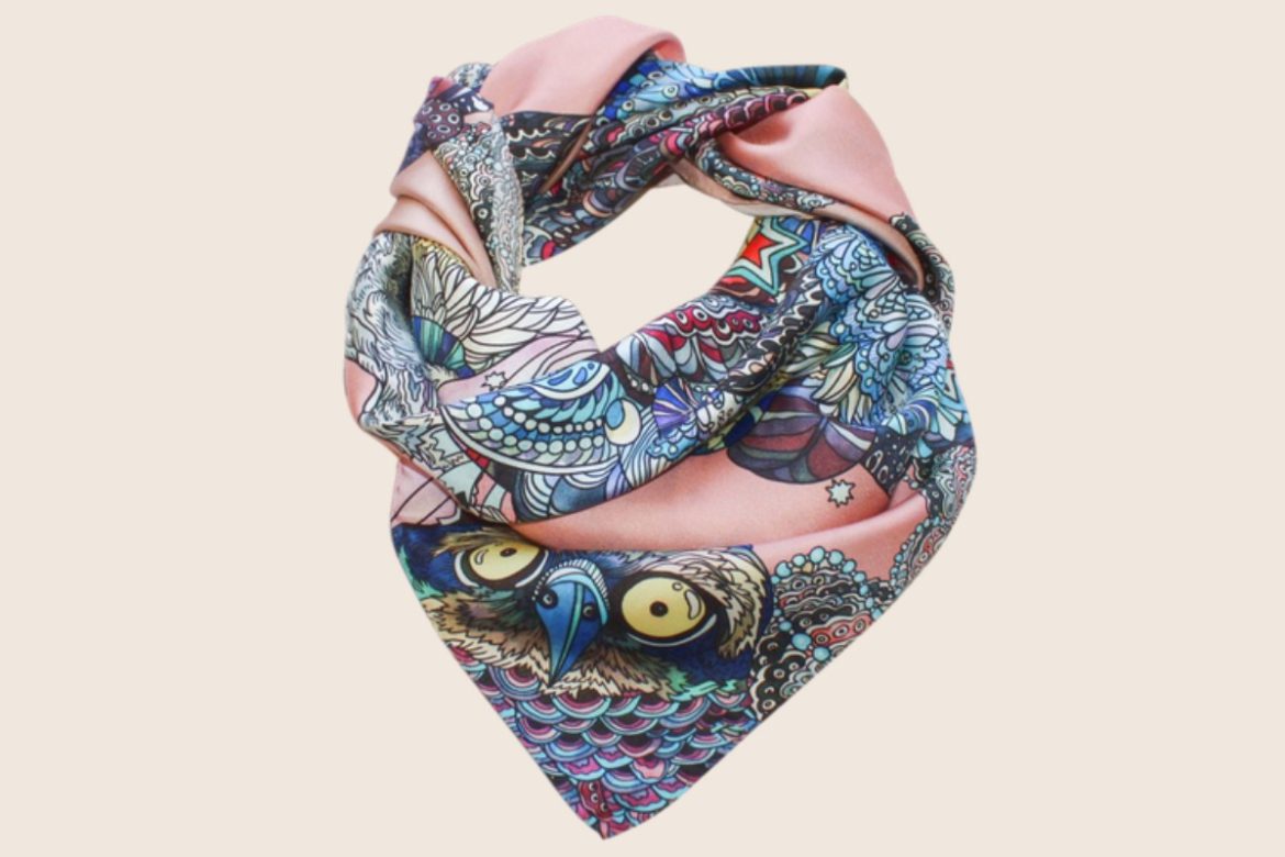 فروش عمده روسری ژاکارد گل گلی